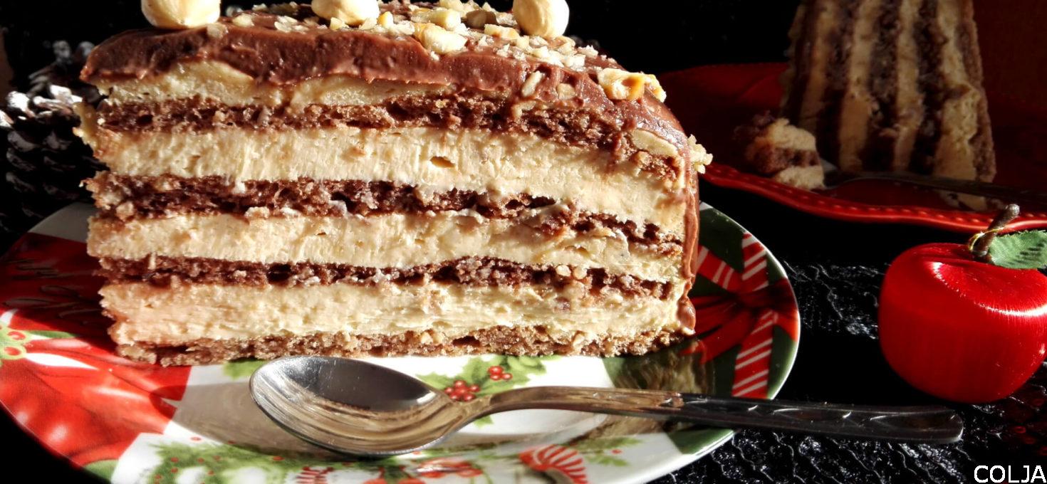 Torta sa lešnicima i karamelom – Recept sa ganašem