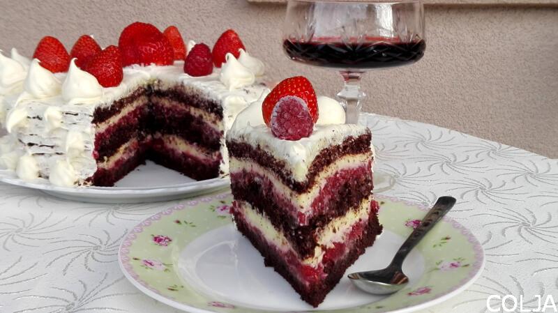 bloody berry torta