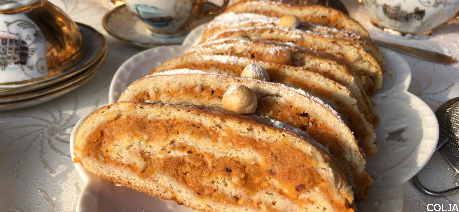 Štrudla sa bundevom i belom čokoladom