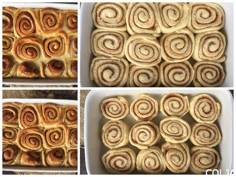 Kolaž pečene rolnice