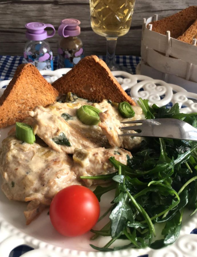 Piletina u kremastom umaku