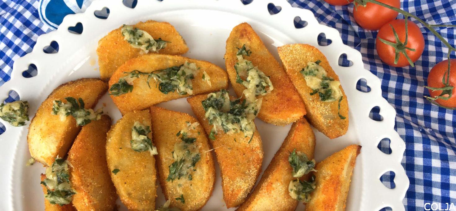 Hrskav krompir sa belim lukom