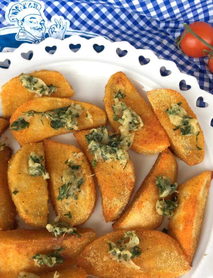 Hrskav krompir sa belim lukom