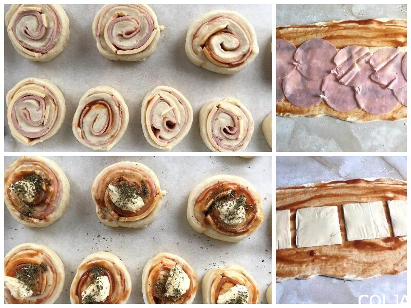 Kolaž pizza rolnice