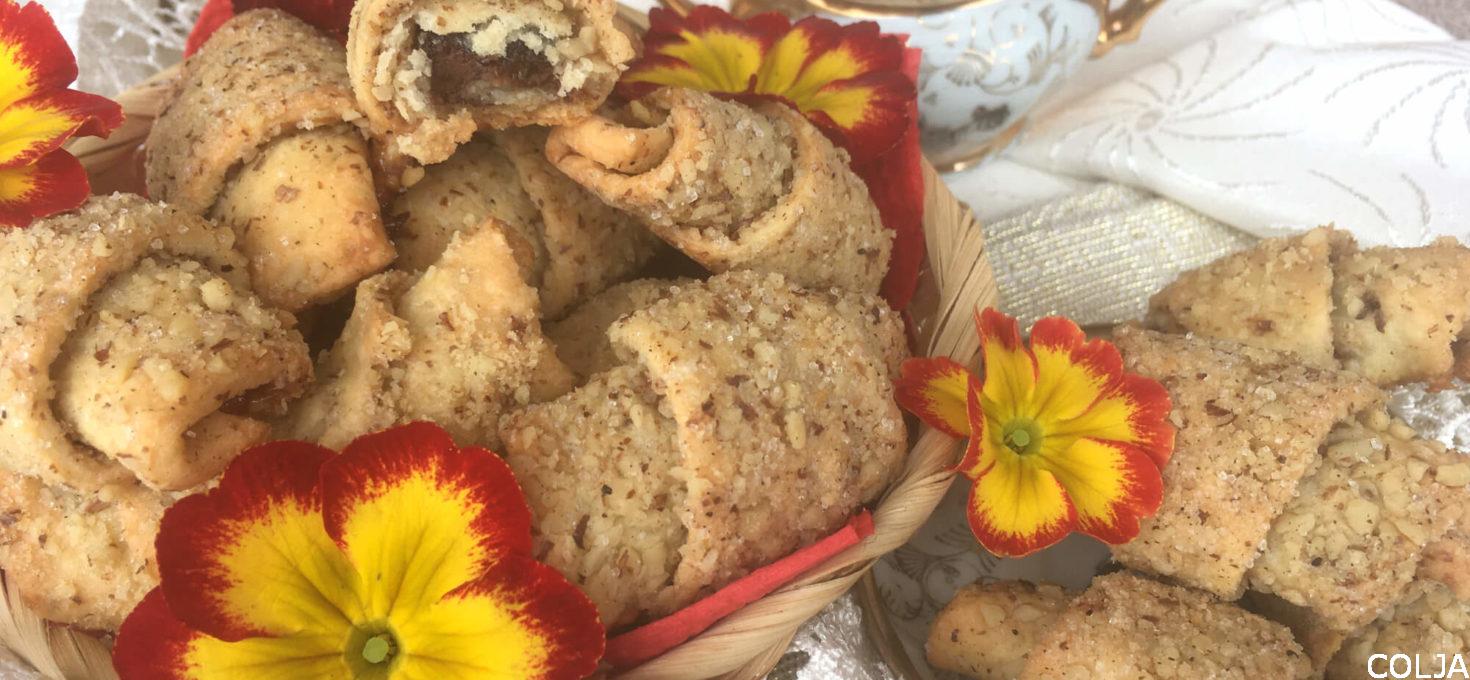 Starogradske kiflice sa kremom i džemom