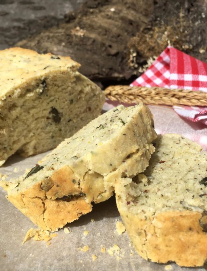 Vekna sa praškom za pecivo i začinskim biljem