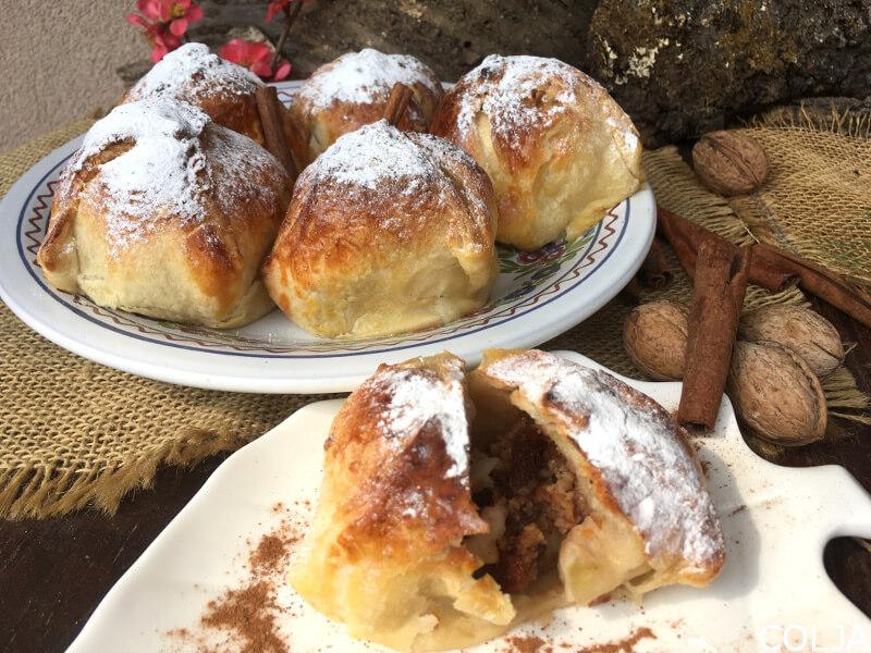 punjene jabuke u lisnatom testu1