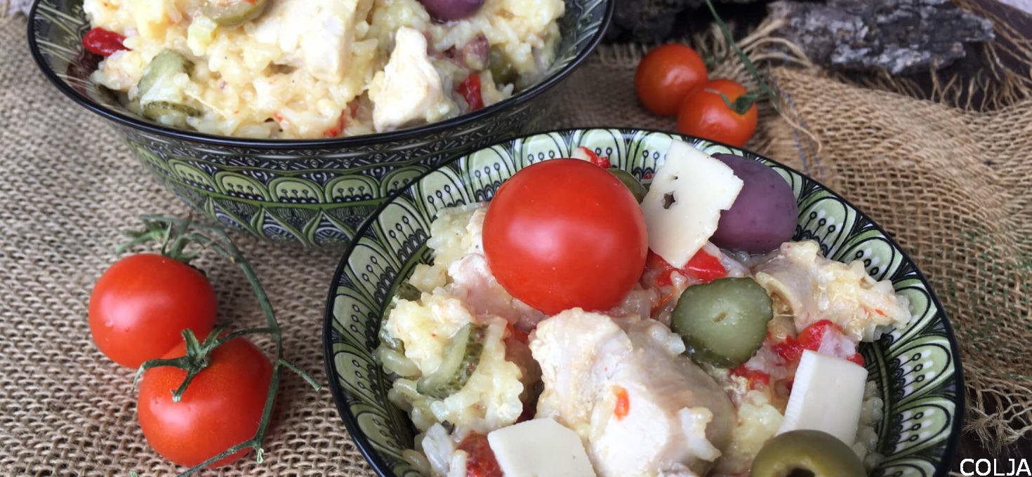 Salata sa piletinom i pirinčem