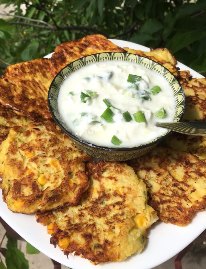 Pljeskavice sa tikvicama i kukuruzom