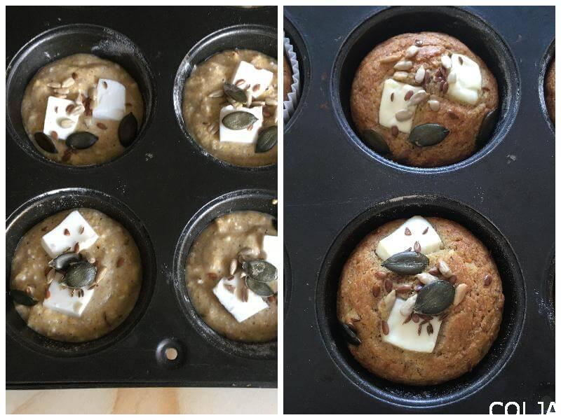 Projice sa heljdinim brašnom kolaž