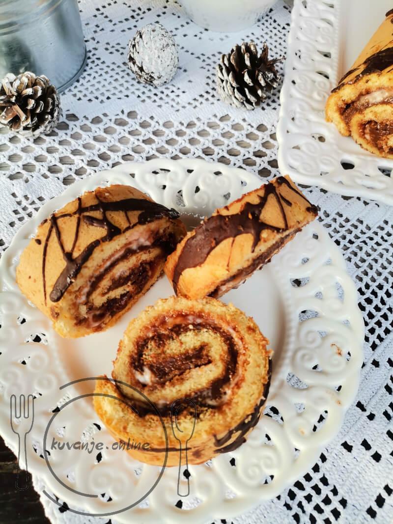 ROLAT SA DŽEMOM, KREMOM I PAVLAKOM